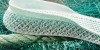 The midsole is part of a concept shoe using plastic waste from the oceans